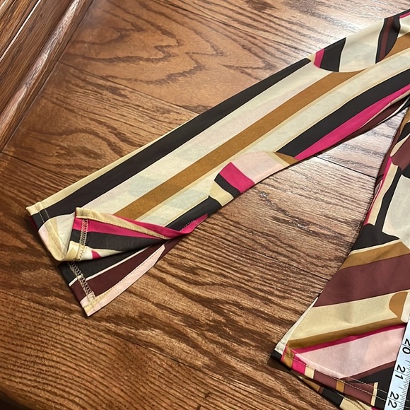 MORGAN DE TOI MYRIANA  geometrical sequin stripe button down shirt semi sheer XS - Picture 13 of 13